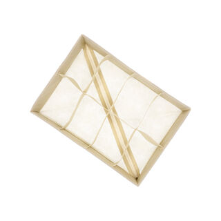 Fabric 8 Compartment Drawer Organizer Beige