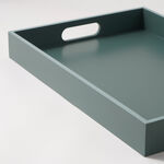 Dallaty Wood Rectangular Tray 50*35*6Cm, Green image number 3
