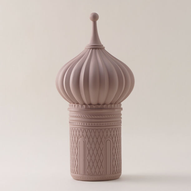 Homez Dome Shaped Ceramic Ramadan Decorative Piece, Pink18.4*18.4*30Cm image number 0