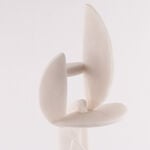 Homez resin jazz decorative sculpture 26.5*20*59.5cm, white image number 4