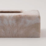 هومز غطاء علبة مناديل مجموعة دانز 25.8*14.4*9.7سم، بيج image number 1