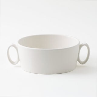 La Mesa stoneware oven to table small pot, off white 23.8*14.9*7.5 cm