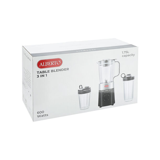 Alberto 3 in 1 plastic 600W 1.7L blender image number 7