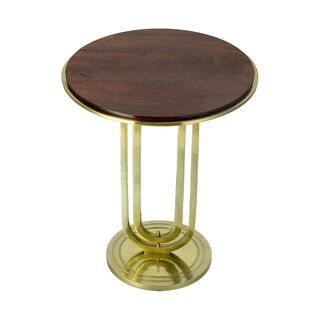 Side Table Aluminum/Wood