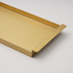 دلتي صينية تقديم، ذهبي، 46*24*3 سم image number 2