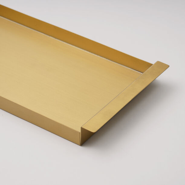 دلتي صينية تقديم، ذهبي، 46*24*3 سم image number 2