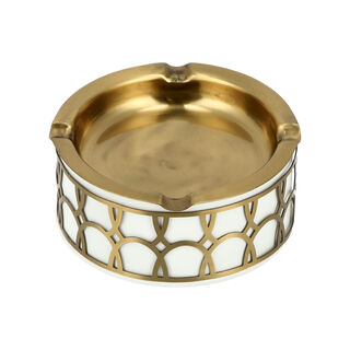 ASHTRAY QAMARIYAT STEEL & WOOD