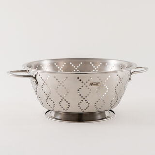 Mister Cook Chefline Stainless Steel 18/10 Strainer 26 Cm, Silver