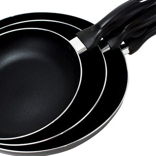 Non Stick Frypan Set Black
