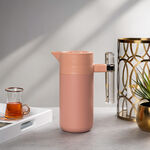 Steel Vacuum Flask 1.2L Arab Graph Pink image number 0