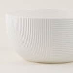 Alberto Ceramic Mixing Bowl Lines White 5.2L image number 2