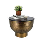 Metal Coffee Table Top Wood Dia 62*Ht: 37 image number 2