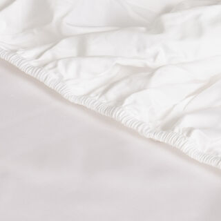 Ambra 600 TC supima cotton fitted sheet 180*200 bright white