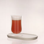 Rio porcelain 12pcs double glass tea set image number 1