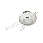 Betty crocker 2 piece stainless steel strainer set image number 1