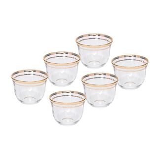 Arabic Coffee Cup Set 6 Pisces 