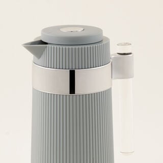 Dallaty plastic vacuum flask 1L, grey
