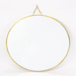 هومز مرآة إيريس معدنية، ذهبي 80*80*3.8 سم image number 1