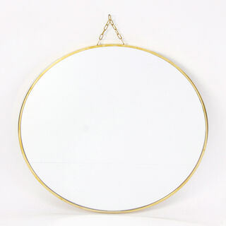 هومز مرآة إيريس معدنية، ذهبي 80*80*3.8 سم