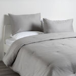 Ambra 3pcs cotton comforter set 250*260 cm, grey image number 0