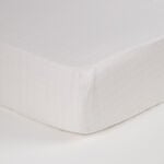 شرشف قطن بمطاط 200 خيط من كوتاج   180*200سم بيج image number 0