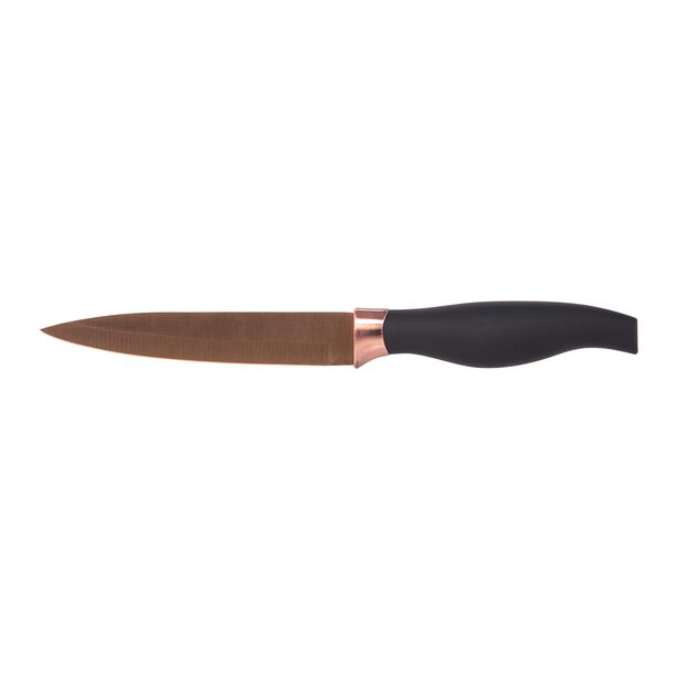 Alberto Utility Stainless Steel Knife With Rose Gold Blade 5" image number 0