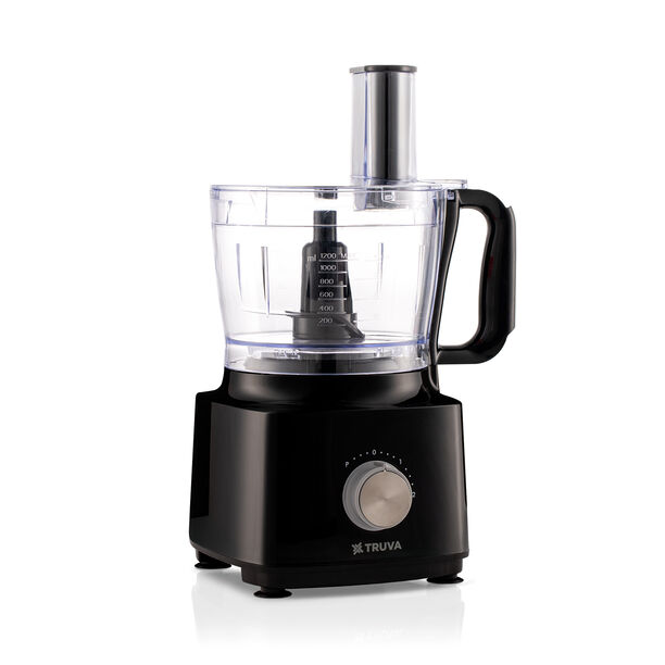 Truva Black Plastic 7 In 1 Food Processor, 2.1L image number 2