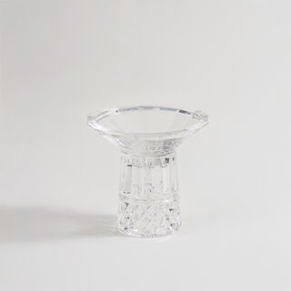 هومز مبخرة عود دايموند زجاج 12*12*15سم، رمادي