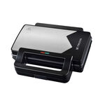 Truva Grey And Black Metal Sandwich Maker image number 0