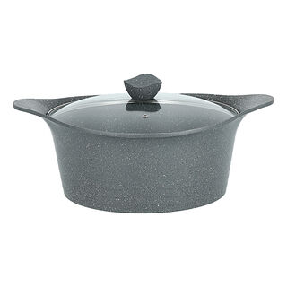 Alberto almuinum 8pcs cookware set, grey