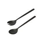 Abundance 2 Pcs Salad Set Matt Chrom Color image number 1