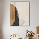 Homez wall art framed canvas wood, 80*100cm image number 1