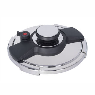 Alberto Pressure Cookers Set 2 Pieces With Black Handles