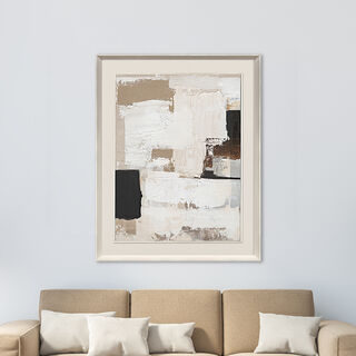 Homez abstract hand painting on canvas in frame 114*144cm