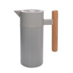 دلة ستيل لون رمادي مطفي سعة 1.2 لتر من دلتي  image number 1