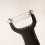 OXO stainless steel julienne peeler 6*3*1cm, black image number 1