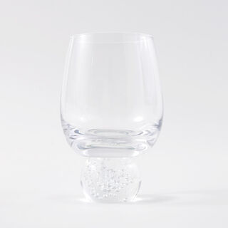 La Mesa 4Pcs Clear Glass Cup Set With Bubble Base