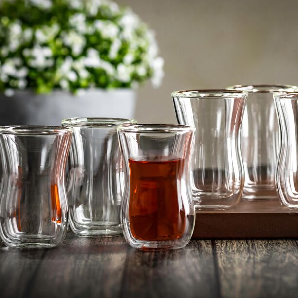Arabic Tea Cups 6 Pieces Double Wall  image number 3