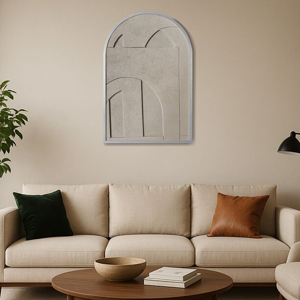 Homez wall art framed curves canvas 90*120cm image number 0
