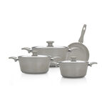 Mistercook 7 piece granite cookware set gray image number 0