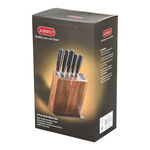 Alberto Acacia Wood Knife Block With 5 Wood Knives Set And Sharpner image number 5