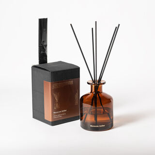 Moroccan amber diffuser with fiber sticks 200 ml