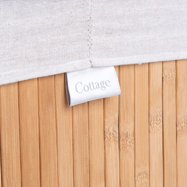 Cottage bamboo hamper 52*32*60 cm image number 3