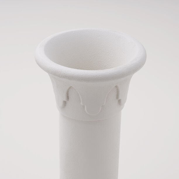 Qurtuba Collection Homez Arqa Vase, White, 23*23*42 cm image number 2