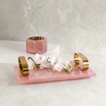 Decorative Tray Rose Quartz Premium Stone image number 0