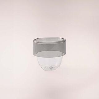 Dallaty white glass Saudi coffee cups set 6 pcs