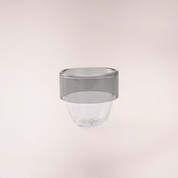 Dallaty white glass Saudi coffee cups set 6 pcs image number 2