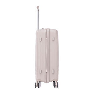 Travel vision durable PP 3 pcs luggage set, baby pink