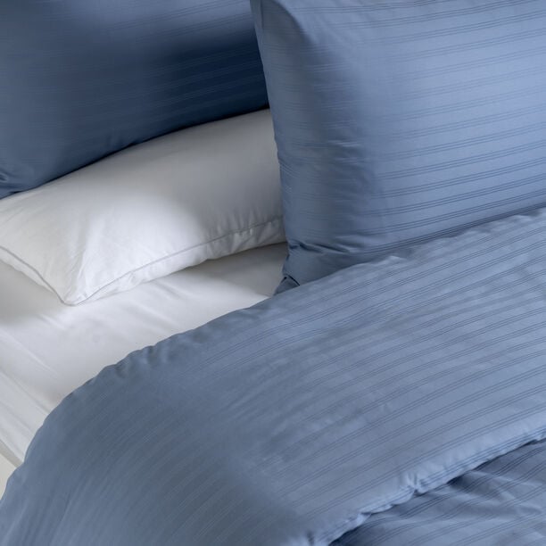 3Pcs cotton comforter set 250*260 cm, denim sky image number 2
