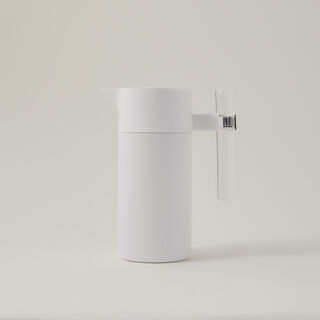 Steel Vacuum Flask 1.2L Arab Graph White